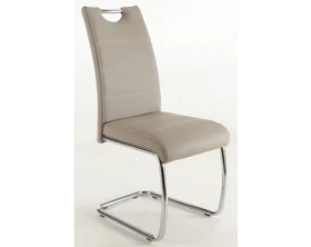 Jídelní židle Flora, cappuccino ekokůže