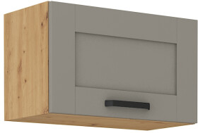 Horní skříňka nad digestoř Luna 60 GU-36 1F Barva korpusu: Dub artisan, Barva dvířek: Clay Grey