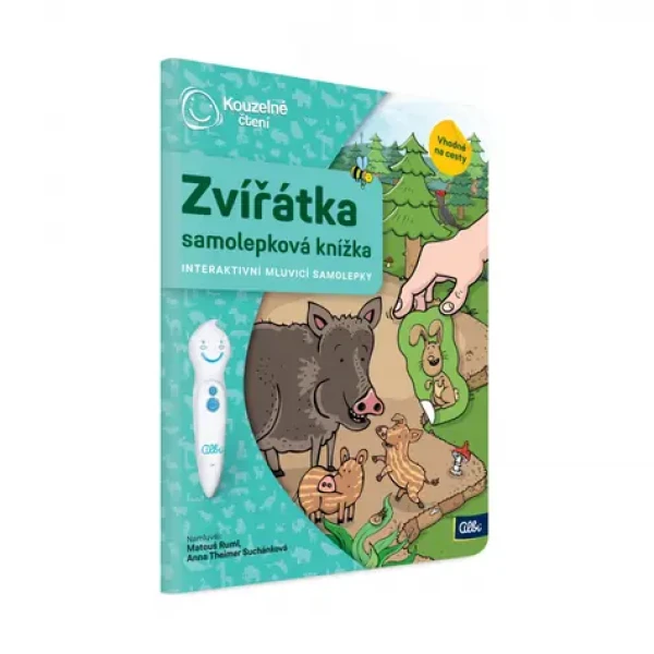 Albi Kouzelné čtení - Samolepková knížka Zvířátka