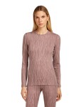 ICEBREAKER Wmns 260 Vertex LS Crewe Delta AOP, Summit/Blush/J (vzorek) velikost: S