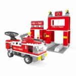 BLOXO 259805 Kompatibilní stavebnice hasiči stanice 260 ks