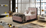 Boxspring Aster 90 látka: Monolith 37/Monolith 84, Varianta: Levá