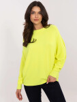 Svetr DHJ SW 8862.91 fluo žlutý jedna velikost