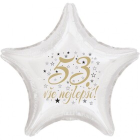 53. narozeniny balónek hvězda Balonky.cz 53. narozeniny balónek hvězda Balonky.cz