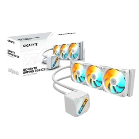 GIGABYTE GAMING 360 ICE / AIO vodní chladič CPU / 3x 120 mm / 2200 RPM @ 35.8 dB / 61.61 CFM (GP-GIGABYTE GME 360I)