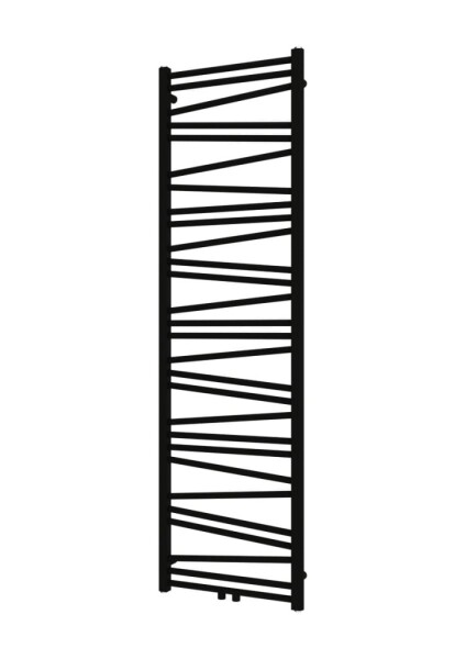 Radiátor kombinovaný SAT Lilon 169,5x50 cm černá matná SATRALI1695500SBL SATRALI1695500SBL