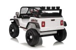 Mamido Elektrické autíčko Speed Offroad bílé | 4x45W | EVA kola | 12V 7Ah | EKO kůže