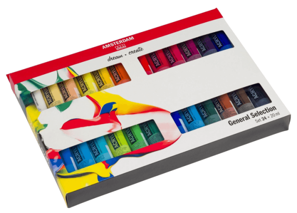 Talens Amsterdam sada akrylových barev 24x20 ml