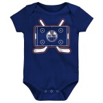 Outerstuff Dětské body Edmonton Oilers NHL Littlest Player 3Pk Creeper Se Velikost: Batole 6-9 Měsíců