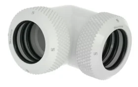 Barrow Spojka pro 14mm pevnou trubici - 90° koleno bílá (TWT90KNS-K14 w)