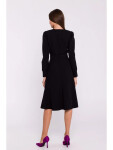 Rozšířené šaty S378 černé - Stylove S