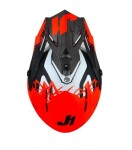 Kšilt Just1 J38 Mask neonově oranžovo/titanovo/černý - uni