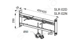 SANELA - Příslušenství Montážní rám do sádrokartonu pro nerezové pisoáry SLR 02N