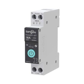 ZigBee 3.0 relé stykač TO-Q-SY1-JZT na DIN lištu s měřením spotřeby - 16A, měření kWh, W, A, V