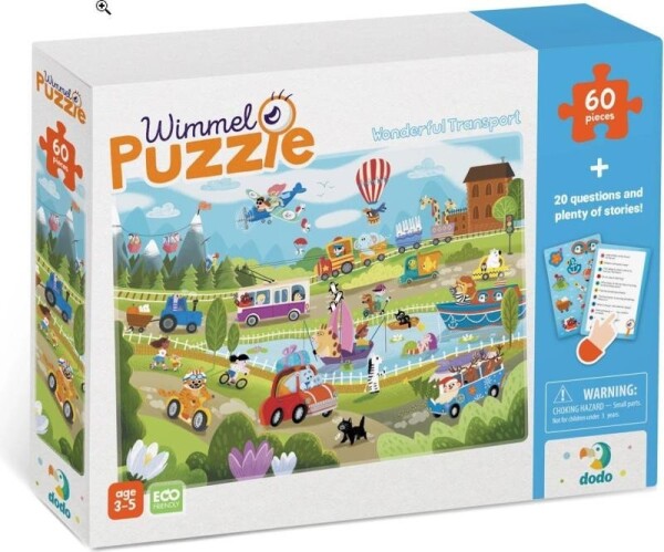 Puzzle Doprava na venkově 60 dílků