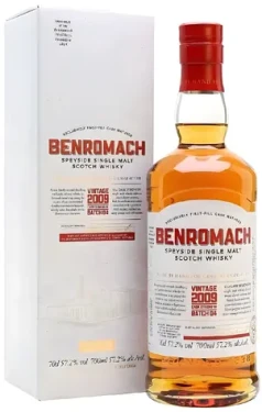 Benromach 2009 Vintage Cask Strength #004 / Whisky / Speyside / 57,2 % / 0,7 l / dárková tuba (5020613076778)