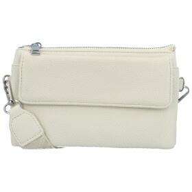 Trendy dámská crossbody kabelka Santiana Lea, krémová
