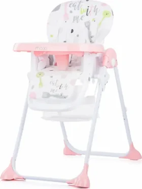 CHIPOLINO Jídelní židlička Maxi Blush / od 6 měsíců do 3 let (147908)
