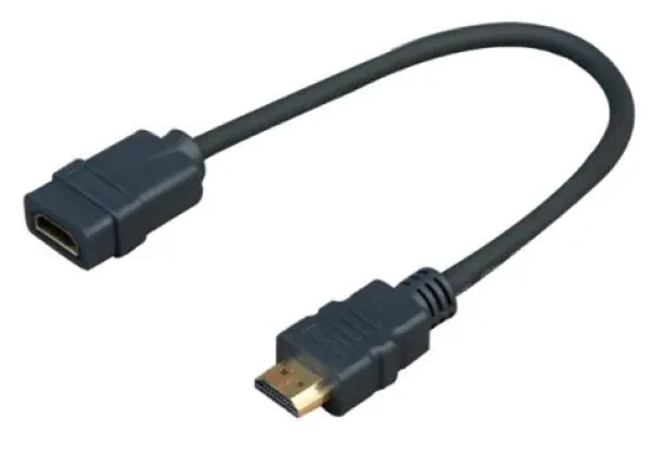 VivoLink Pro HDMI kabel M - F 0.2m / 1920x1080 a 4K 2K / HDCP / CEC (PROHDMIADAPHDMIF)