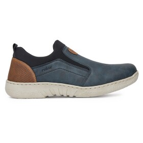 Polobotky Rieker 03555-14 Látkový materiál,Přírodní kůže (useň) - Lícová