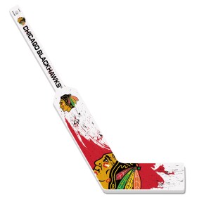 Mustang Brankářská minihokejka Chicago Blackhawks NHL Splatter