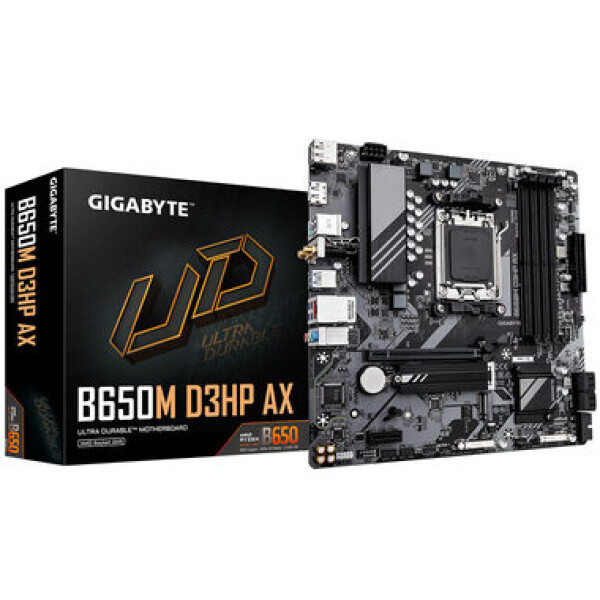 GIGABYTE B650M D3HP AX / B650M / AM5 / 4x DDR5 / PCIEx16 / 1x 2.5GLAN / mATX (B650M D3HP AX)