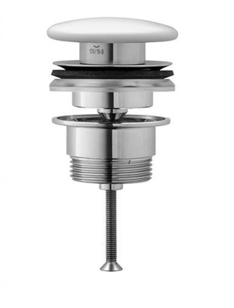 DURAVIT - Příslušenství Uzavíratelná umyvadlová výpusť Push-Open, 1 1/4, bílá 0050790000