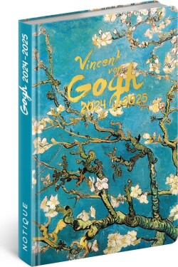 18měsíční diář Petito Vincent van Gogh 2024/2025, 11 17 cm