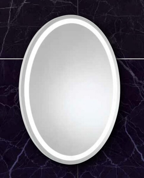 HOPA - Zrcadlo s LED osvětlením BEČVA - Rozměr A - 60, Rozměr B - 3, Rozměr C - 80 ZRBECV8060