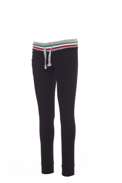 Dámské tepláky Payper FREEDOM+LADY Barva: Černá/ Itálie, Velikost: M (001050035814013M)