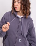 Carhartt WIP W' Hooded Hoggard Jacket Shady Purple garment dyed S