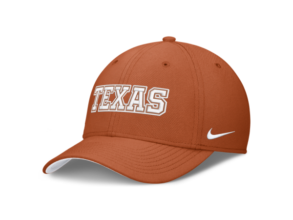 Nike Pánská kšiltovka Texas Longhorns NCAA Primetime Team Rise Dri-FIT Flex Velikost: S/M