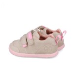 Dívčí barefoot plátěné tenisky LONA BASICA BEIGE Y ROSA Biomecanisc 262190-F884 - 22