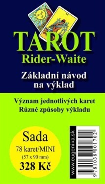 Rider Waite Tarot 78 karet návod, vydání Arthur Edward Waite