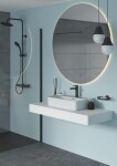 IDEAL STANDARD - CeraTherm Sprchový set T25 s termostatem, 20 cm, 1 proud, černá A7545XG