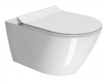 GSI - KUBE X závěsná WC mísa, Swirlflush, 36x55cm, bílá ExtraGlaze 941511