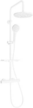 MEXEN - KT05 Sprchový sloup s termostatickou baterií bílé 771500593-20