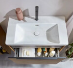 VILLEROY & BOCH - Subway 3.0 Umyvadlo 800x470 mm, s přepadem, otvor pro baterii, CeramicPlus, Stone White 4A7080RW