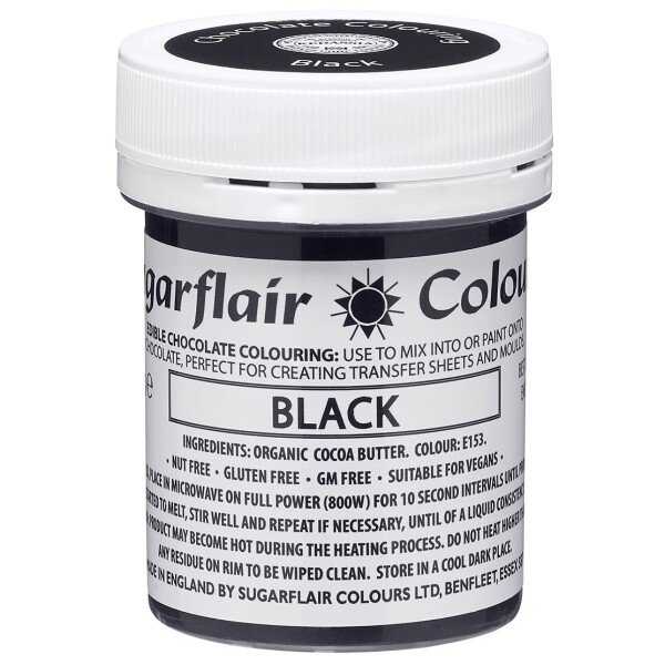 Sugarflair Barva Black 35g