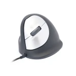 R-Go HE Break Mouse Left L černá/stříbrná / Ergonomická myš / 2400 DPI / 5 tlačítek / 1,69 m / USB (RGOHELELA)