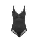 TRUE SHAPE SENSATION BSW – hedvábně tvarující body s kosticemi Triumph BLACK 85C