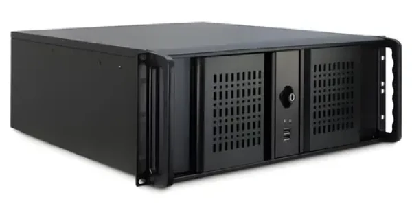 Inter-Tech 4U-4098-S černá / Rack skříň / 19" / ATX / 2x USB 3.2 Gen1 / uzamykatelné dveře (88887177)