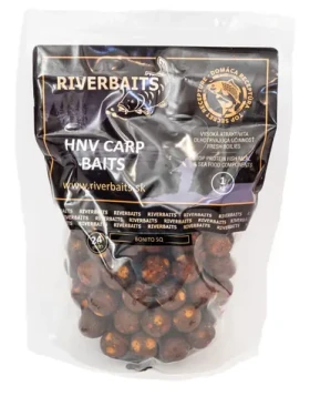 Riverbaits Boilies HNV Bonito SQ 3 kg 24 mm / Boilies / HNV proteinová směs / Squid esence