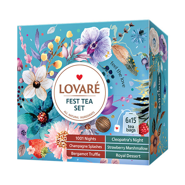 LOVARÉ Fest Tea Set (90 sáčků)