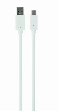 Gembird CCP-USB3-AMCM-6-W USB-C kabel 1.8 m bílá / USB 3.0 A (M) - USB-C (M) (CCP-USB3-AMCM-6-W)