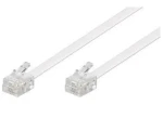 MicroConnect Modulární kabel RJ11 6P/4C 15m bílá (MPK191W)