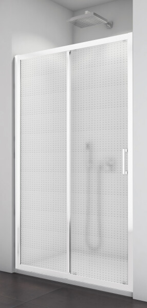 SanSwiss TOPS2 1600 04 30 Sprchové dveře jednodílné 160 cm, bílá/mastercarré