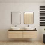 Zrcadlo SAT 60x80 cm černá SATZOB6080CE SATZOB6080CE