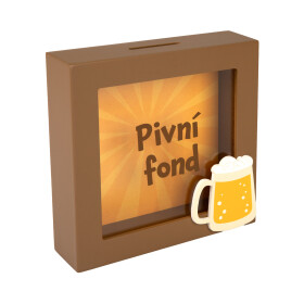 3D pokladnička v rámečku - Pivní fond - Albi