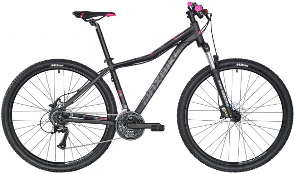 MAXBIKE Toba Lady 29", barva černá mat/fialová, rám 15"- ZDARMA dopravné, odborná montáž a seřízení! (Záruka nejlepší ceny. Nalezli jste někde lepší cenu? Napište nám a zkusíme ji trumfnout!)
